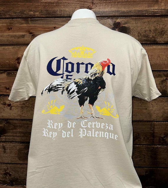 Beer Rooster Custom Shirt, Custom Rooster Beer Shirt, Beer T-shirt, Beer and Rooster Custom Shirt, Playera Gallo, Playera Cerveza y Gallo.