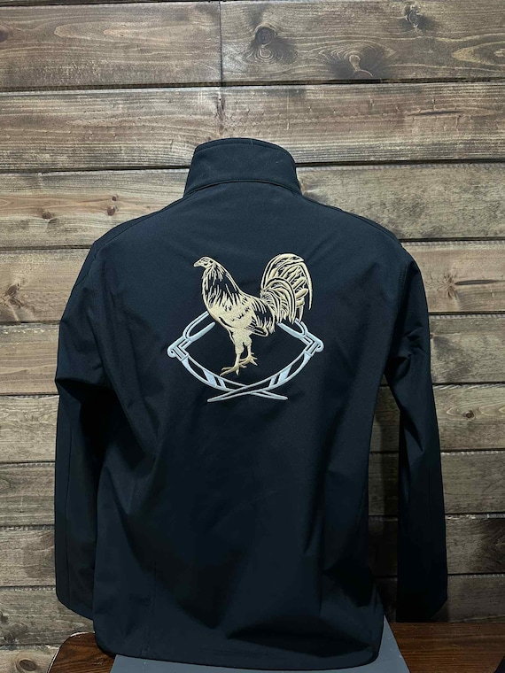 Embroidered Rooster Jacket, Custom Western Jacket