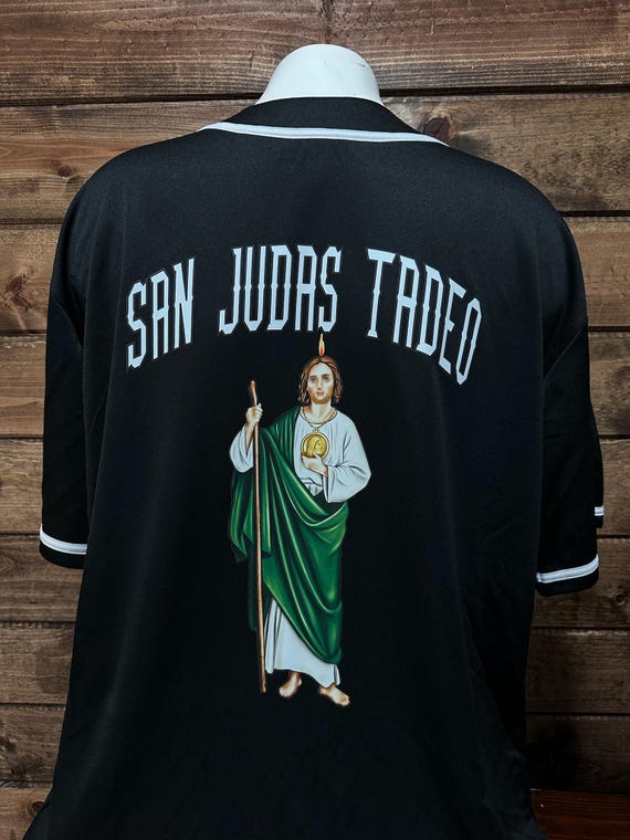 San Judas Tadeo Baseball Jersey, San Judas Tadeo Jersey, Camisa de Baseball de San Judas Tadeo, Mexico Jersey, Saint Jude Thaddeus Jersey