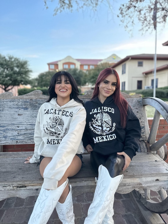 Mexican Hoodie, Hoodie Custom Made with Mexican States and Mexican Eagle.