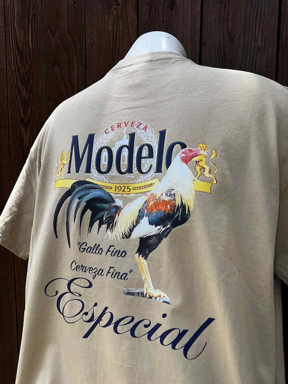 Modelo Time Beer Shirt, Custom Western Beer Shirt, Rooster Western Shirt, Modelo Beer Custom Shirt.