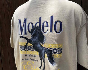 Modelo Time Beer Shirt, Custom Western Beer Shirt, Horse Western Shirt, Modelo Beer Custom Shirt.