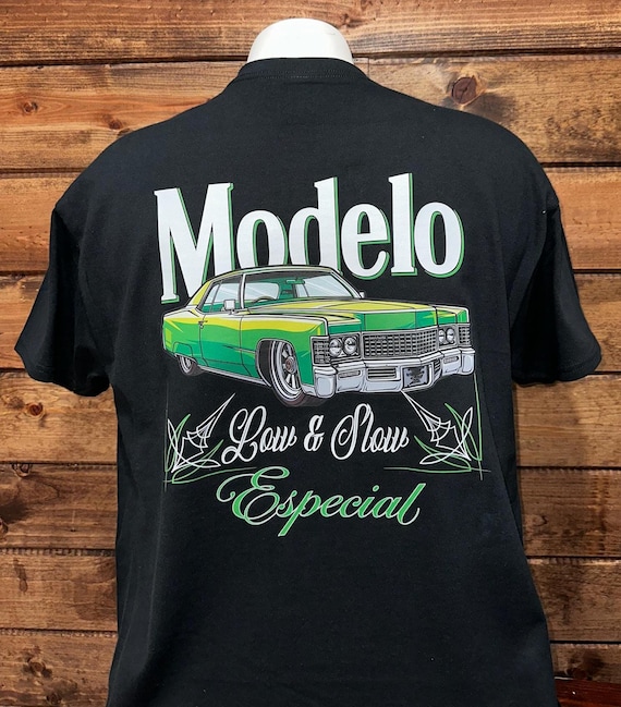 Low Rider Car Custom Shirt, Low Rider Beer Shirt, Modelo Time Low Rider T-Shirt, Low and Slow Car Custom Shirt!