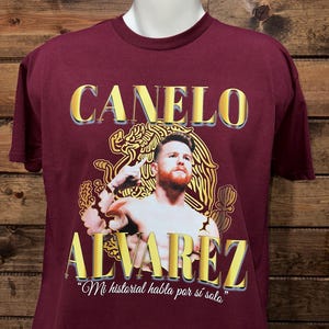 Canelo Álvarez Tshirt, Canelo Shirt, Mexican Boxer Canelo Álvarez Shirt, Playera de Canelo Álvarez.