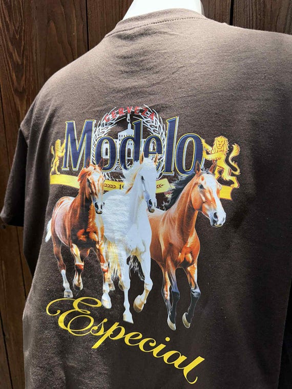 Modelo Time Beer Shirt, Custom Western Beer Shirt, Horse Western Shirt, Modelo Beer Custom Shirt.