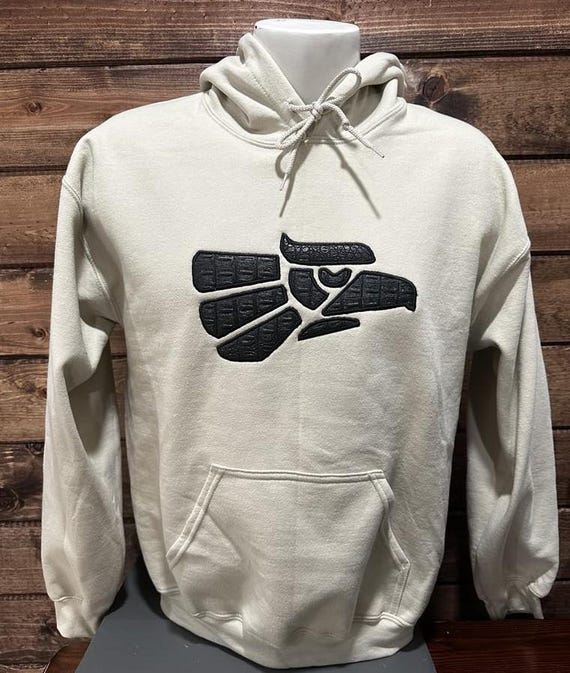 Embroidered Hecho en Mexico Hoodie, Mexico Hoodie Faux Crocodile Skin Applique, Mexico Custom Made Hoodie, Cowboy Hoodie, Western Hoodie