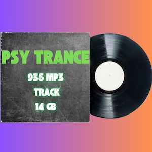 Psy Trance Music Pack: 935 MP3 Tracks, 14GB Download Bundle