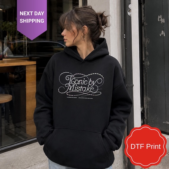 Iconic By Mistake Merch, Music Fan Concert Sweatshirt and Hoodie, DTF Print Shirt