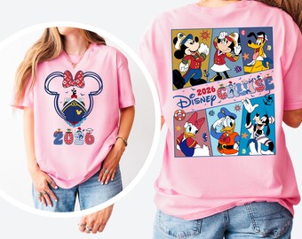 Disney Cruise 2026 Shirts, Matching Family Tees, Kids Cruise Outfits, Baby Onesie Vacation Set