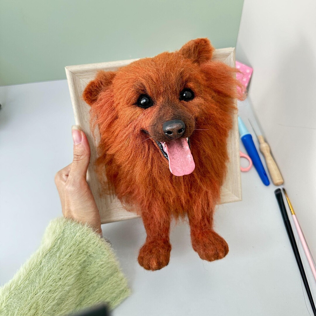 Felted Pets Custom Needle Felted Pet Replica - Pet Portrait - Pet Memorial - Needle ...