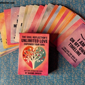 Unlimited Love - Self Love Affirmation Cards by The Soul Reflection