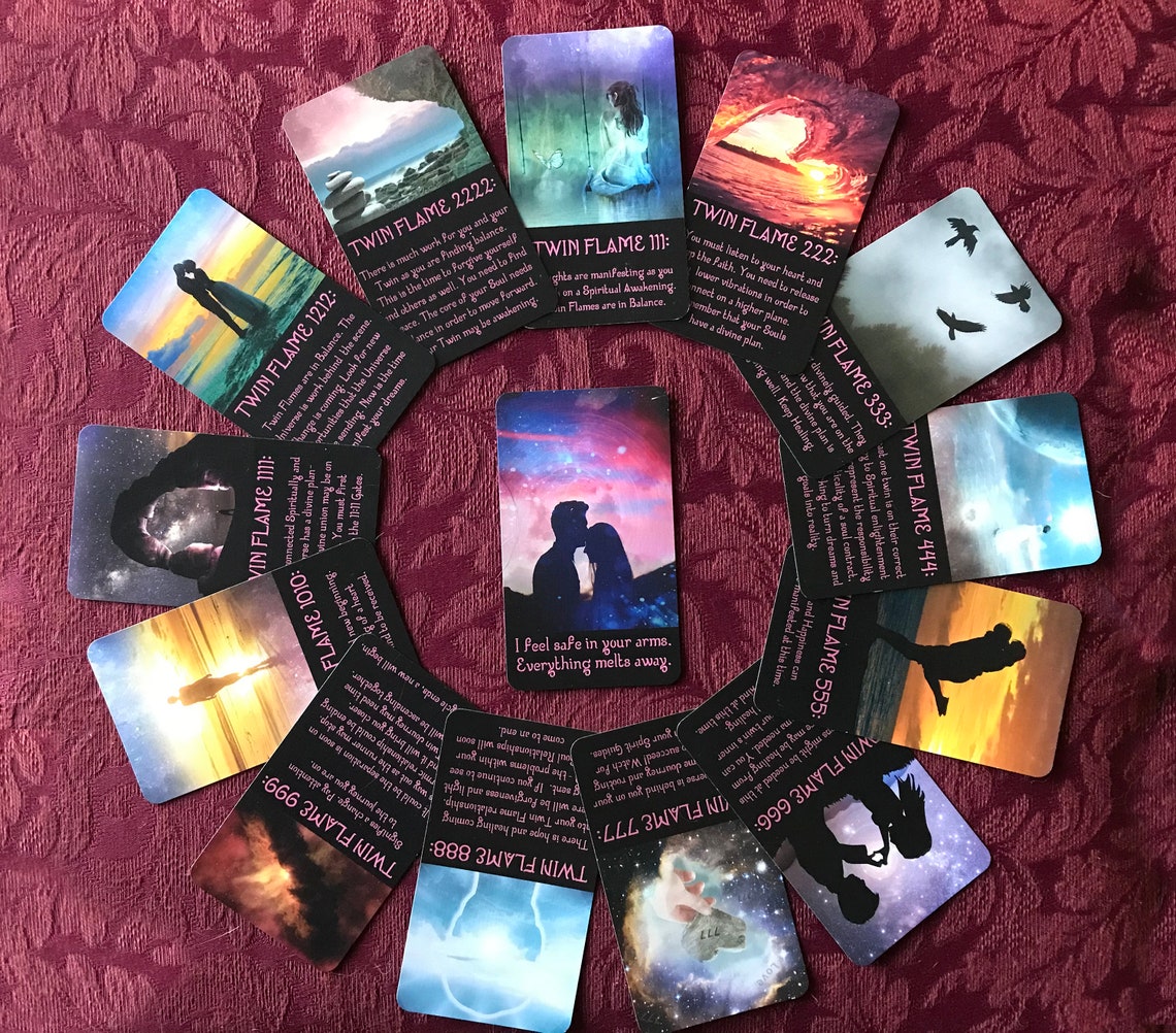 Twin Flame Oracle Deck - From the Soul Reflection - Etsy