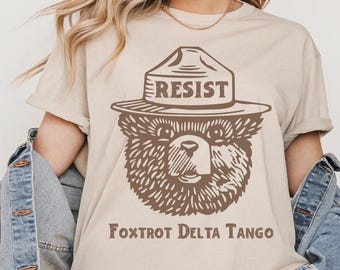 Foxtrot Delta Tango PNG SVG, Funny Foxtrots Delta Patriotic Svg, Resist & Persist Republican Png, Anti-Trump Png, Protect Our National Parks