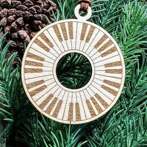 Piano Music Christmas Ornament