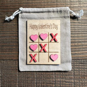 Valentine Tic Tac Toe Game Gift, Class Valentine