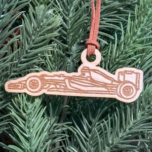 Formula One Laser Engraved Christmas Ornament
