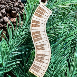Piano Key Christmas Ornament