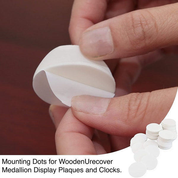 Mounting Dots | Double Sided Adhesive Tabs for WoodenUrecover Medallion Holder Display Plaques