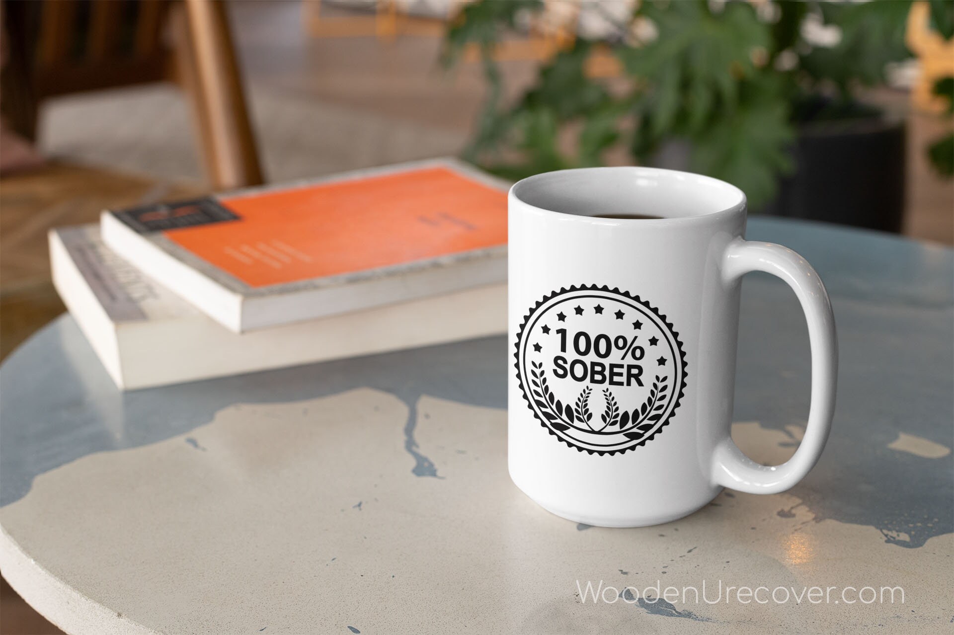 AA, Alcoholics Anonymous Circle and Triangle Personalized Coffee Cups