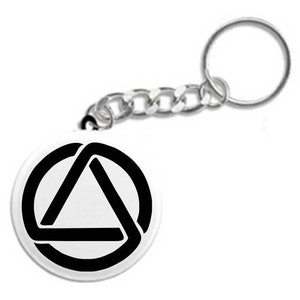 Alcoholics Anonymous Symbol Pinback Button / AA Circle Triangle Bottons ...