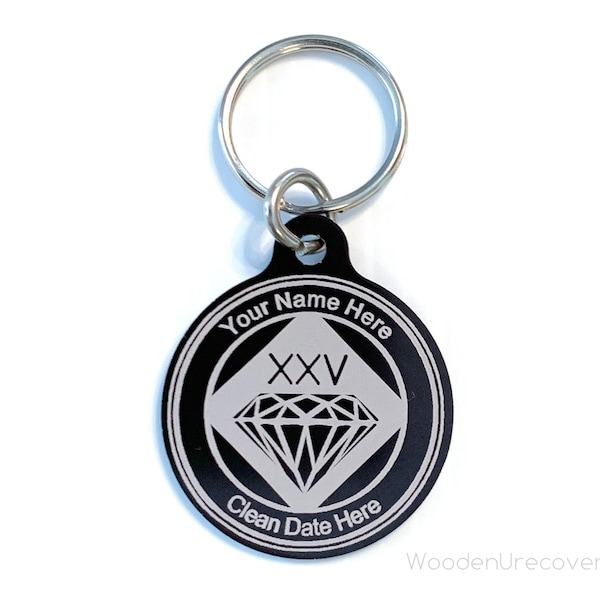 Na Recovery Key Chain Etsy