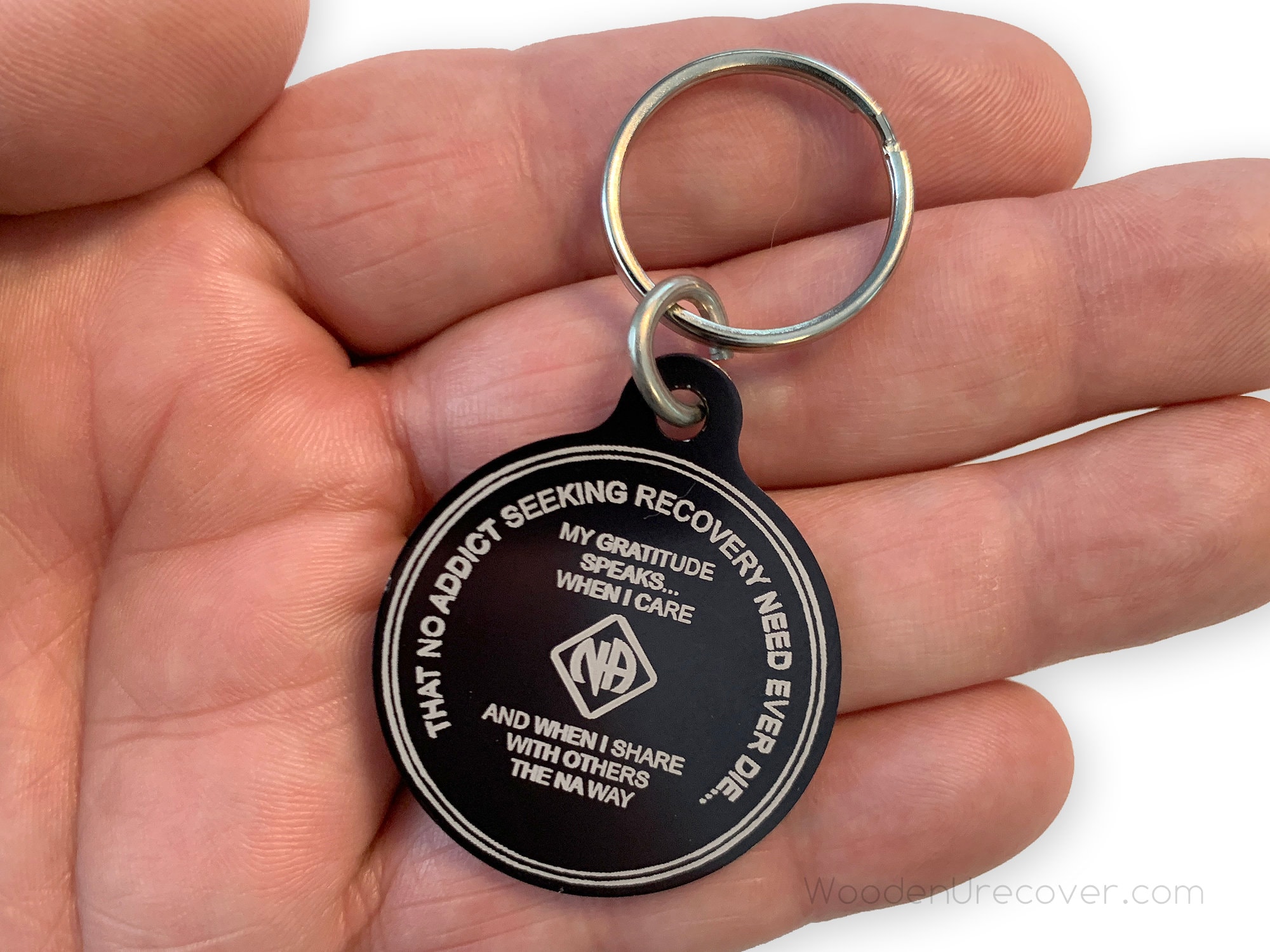 NA Key Tag Narcotics Anonymous Anodized Aluminum Key Chain Etsy UK