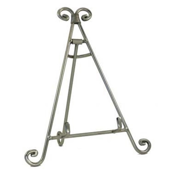 Pewter Easel - Premium Plaque Display Stands for Plates, Pictures, and Plaques made by from WoodenUrecover