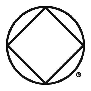 NA Symbol Vinilo Calcomanía / Cartas de Vehículos y 12 Pasos Calcomanías de Coche y Pegatinas de Parachoques / Narcóticos Círculo Anónimo & Logo Diamante