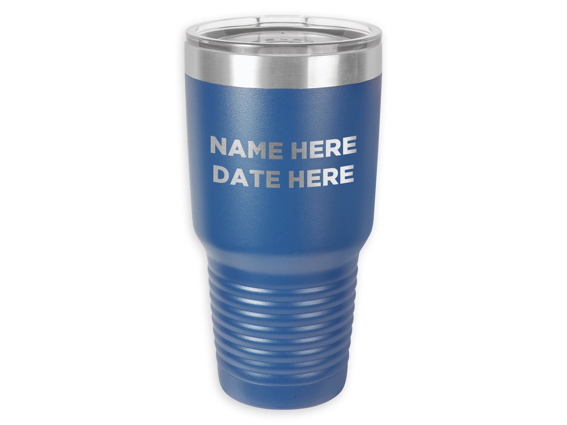 30 Oz. Personalized Travel Mug Custom NA Yetistyle Etsy