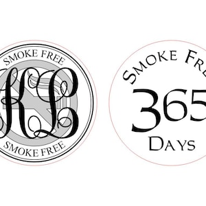 Custom 365 Days Smoke Free Medallion