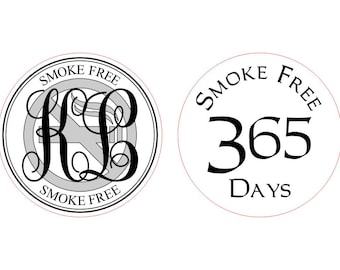 Custom 365 Days Smoke Free Medallion