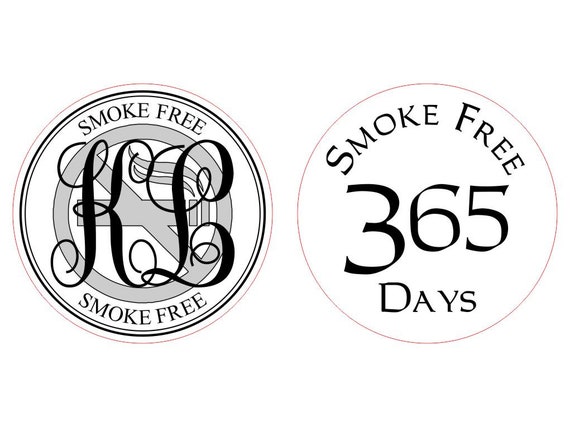 Custom 365 Days Smoke Free Medallion - Etsy