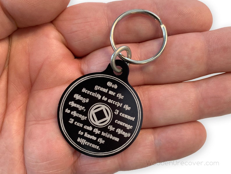 NA Key Tag Narcotics Anonymous Anodized Aluminum Key Chain Etsy UK