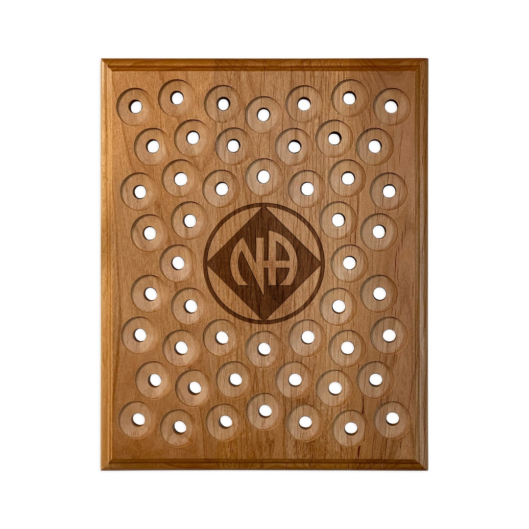 50 Space NA Recovery Medallion Holder Display Plaque | Narcotics ...