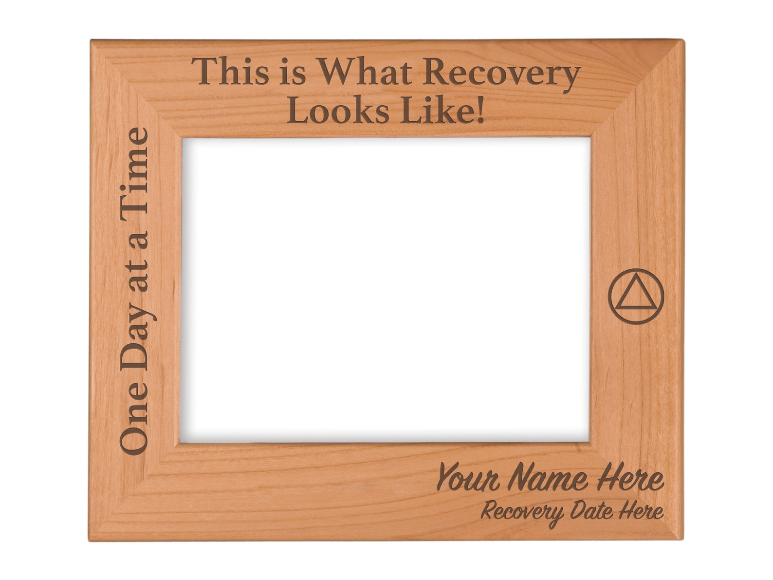 AA Personalized Picture Frame, This is What Recovery Looks Like ...