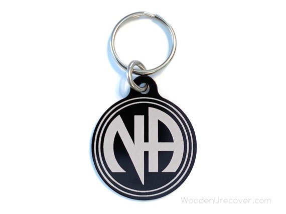 My 12 Step Store Metal Key Chain Medallion Holder - Nickel