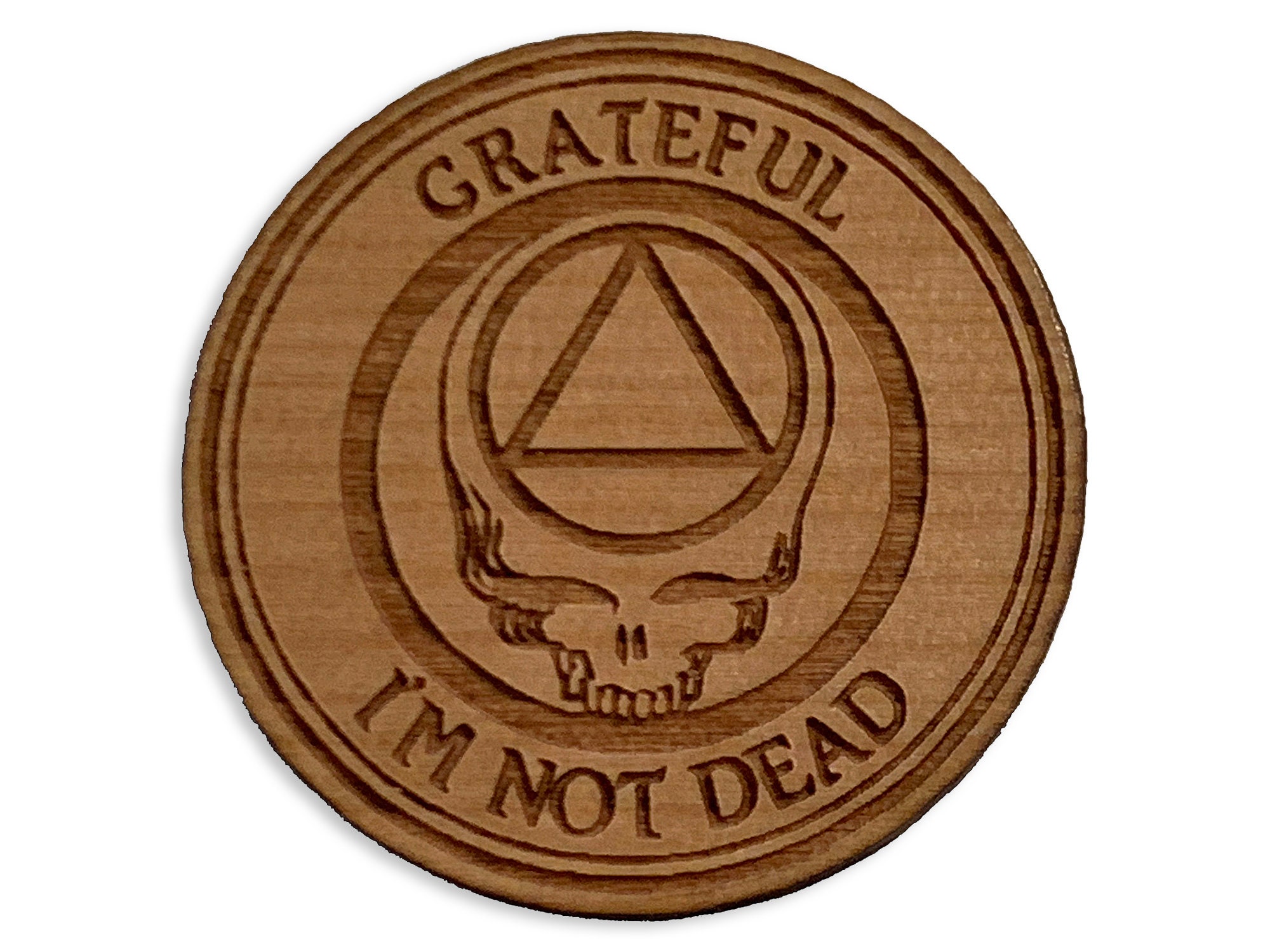 AA "Grateful I'm Not Dead" Token, Alcoholics Anonymous …