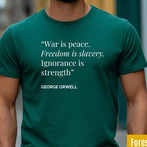 George Orwell 1984 Quote T-Shirt: Literary Rebellion Tee
