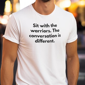 Inspirujący cytat o życiu Koszulka Social Justice Warriors Słowa zachęty Koszulka dowcipna Koszulka z hasłem Prezent urodzinowy dla taty