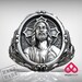 Jesus Christ Angels Gothic Cross Ring | Christian Shield Signet for Men ...