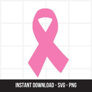 Breast cancer ribbon SVG, Pink ribbon SVG, Breast cancer awareness svg, png