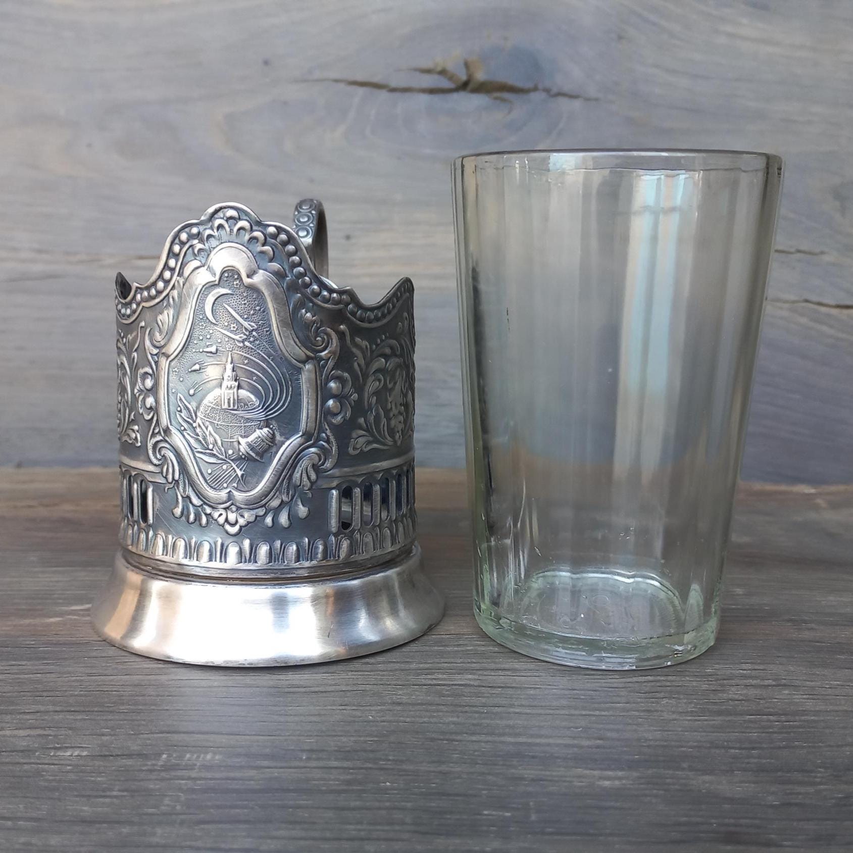 t*n様 ロシア雑貨 ソビエト モスクワオリンピック 洋銀製グラスホルダー6客 t*n様 ロシア雑貨 ソビエト モスクワオリンピック 洋銀製グラス