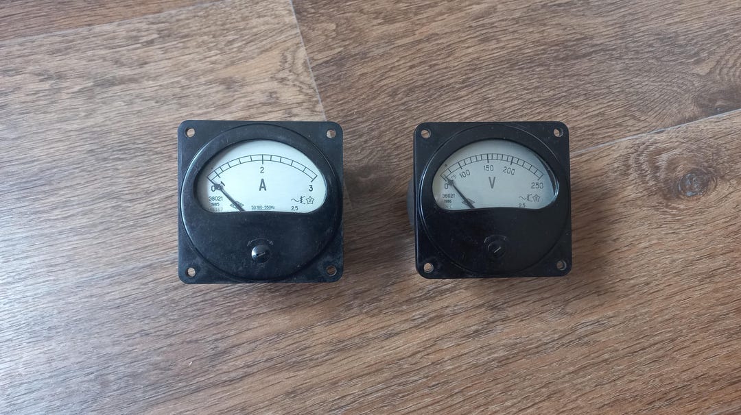 Soviet Meter Vintage Soviet Multimeter Set, Ammeter and Voltmeter - Etsy