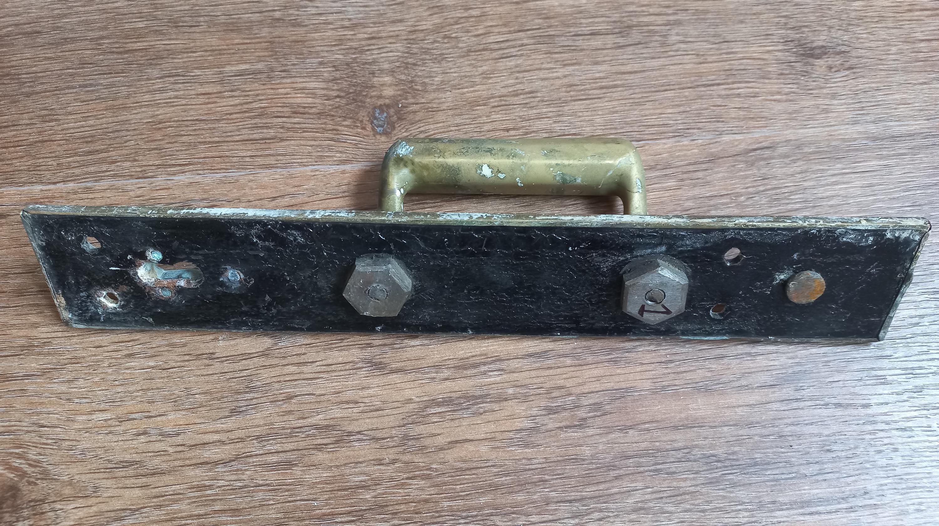 Poignées De Porte Coulissante En Laiton Vintage - Lot De 2, Aspect Ancien Pour Verrière Ou Meuble