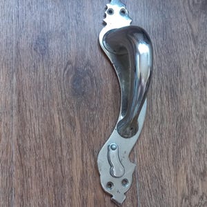 12'' Vintage Metal Door Handle: 1900s Barn Door Decor
