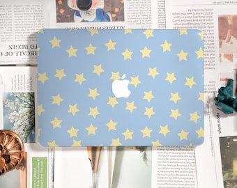 Blue Stars,Case for New MacBook Pro 14 Pro A2442 Pro 16 A2991,Matte Hard Case 2025 2024 2022 A3113 A2337 A2681 Leopard,Protective Cover