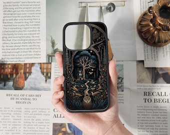 House of Mystery,iPhone Case for iPhone17 16 15 14 13 12ProMax Air,iPhone13 12 11Plus Pro XR XS SE2020 Case,Lens All Inclusive,iPhone Cover