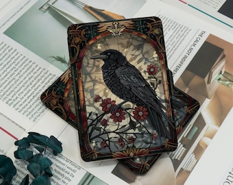 Raven Card,Kindle case,Kindle cover,Paperwhite case12th gen,11th gen,All new Kindle cover,Kindle Oasis case,Kindle case with auto wake