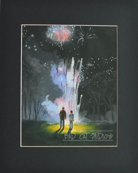 Supernatural Sam And Dean Winchester Print Knocking On Etsy