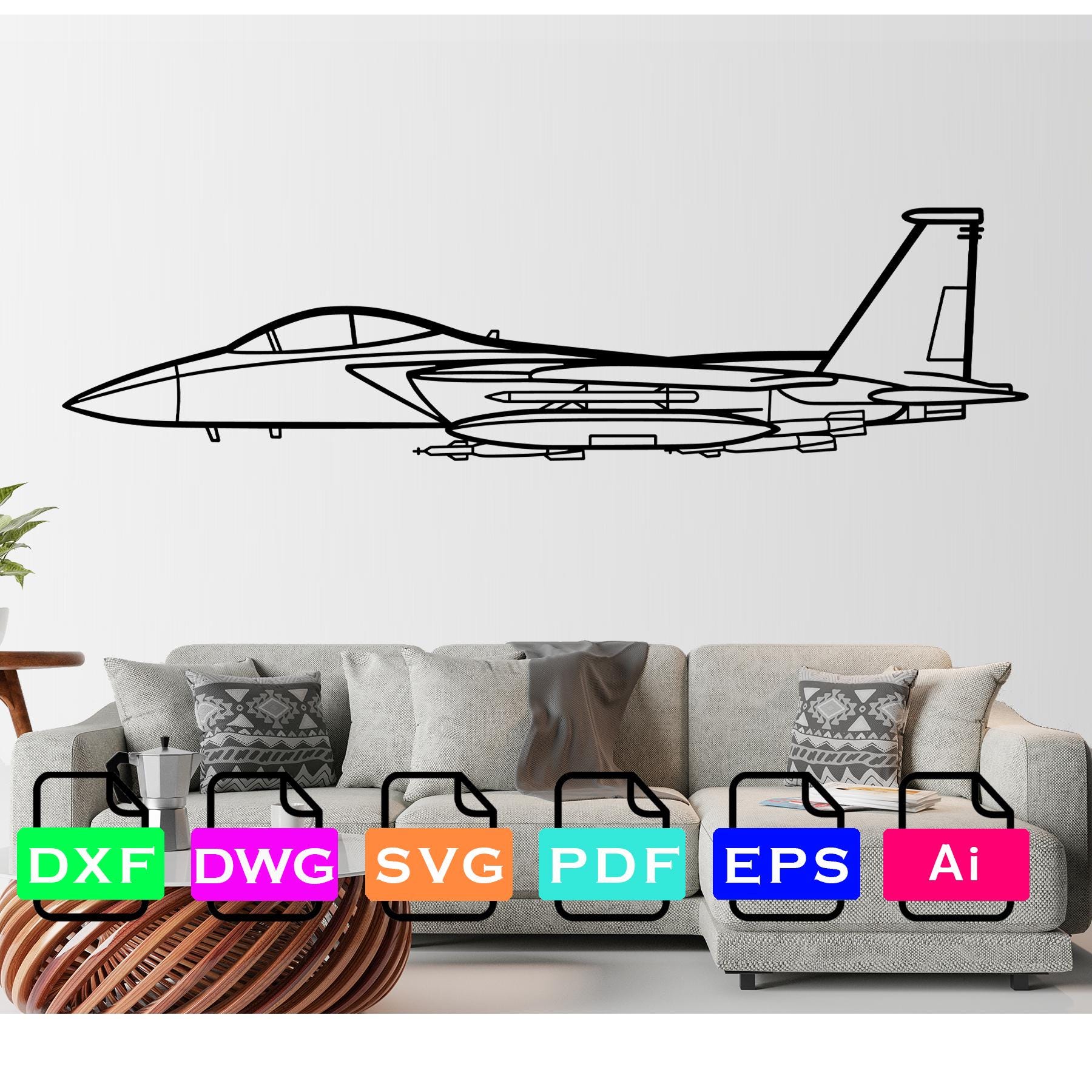 F15 Metal Art - Etsy